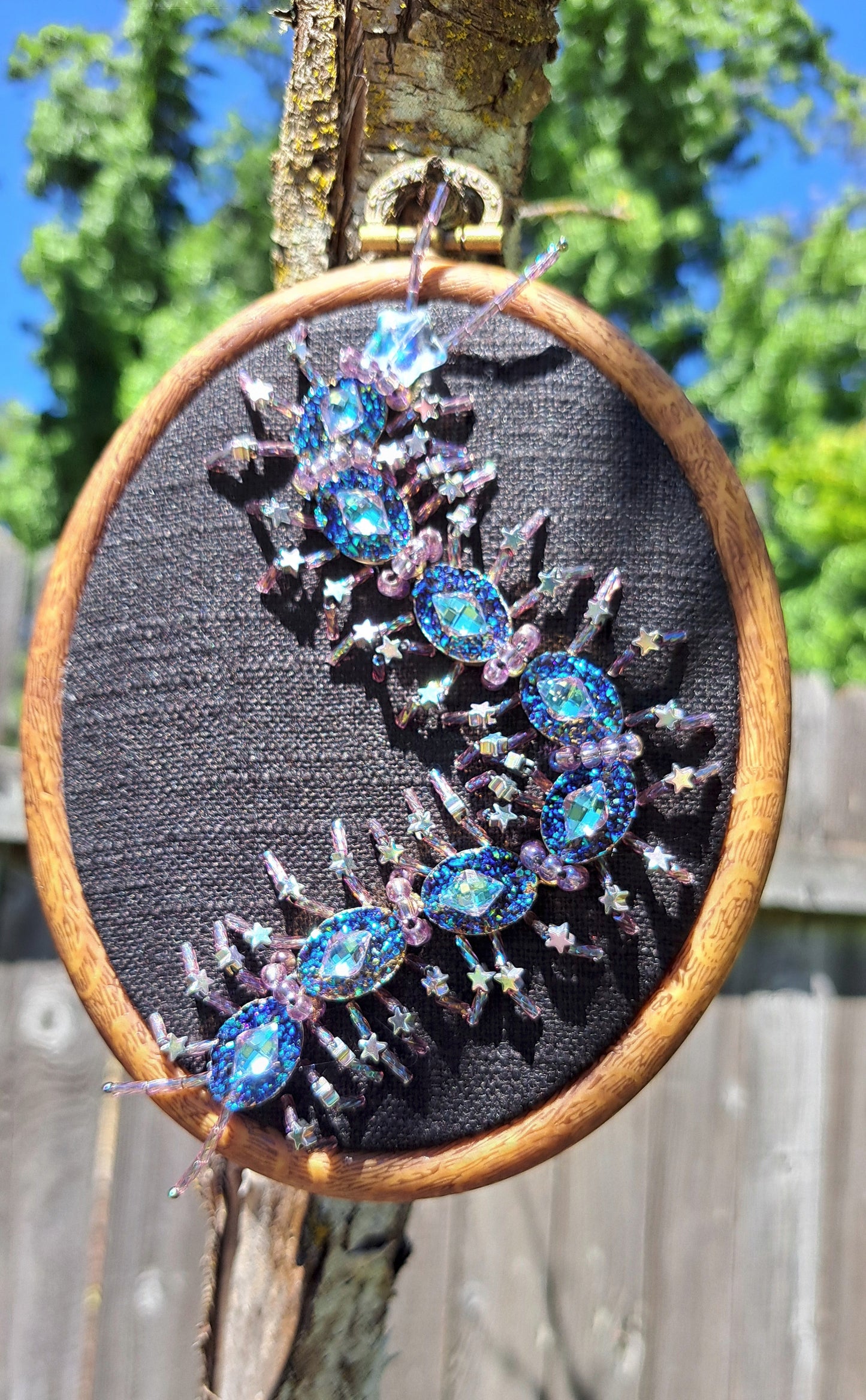 Handcrafted "The Constellations" Centipede Wall Hanger