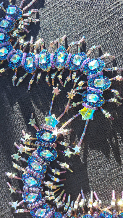 Handcrafted "Lovers Constellation" Centipede Wall Hanger