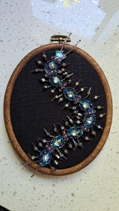 Handcrafted "The Constellations" Centipede Wall Hanger