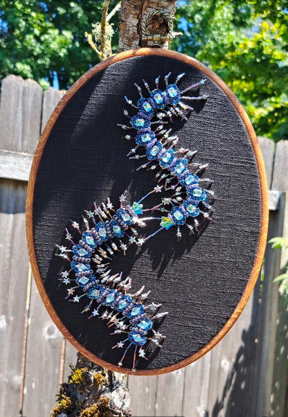 Handcrafted "Lovers Constellation" Centipede Wall Hanger