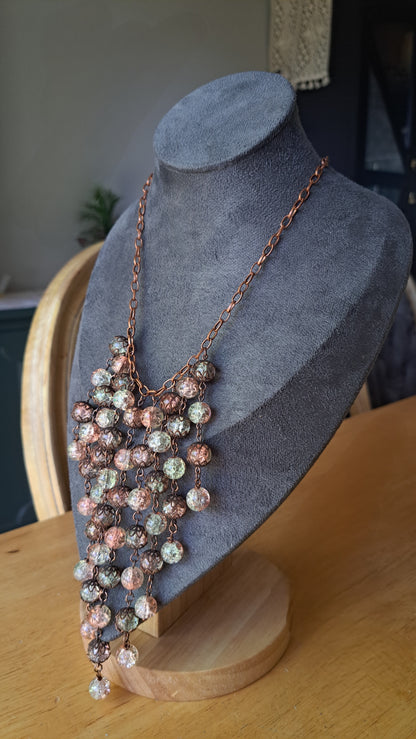 Handcrafted "Copper Drop" Necklace