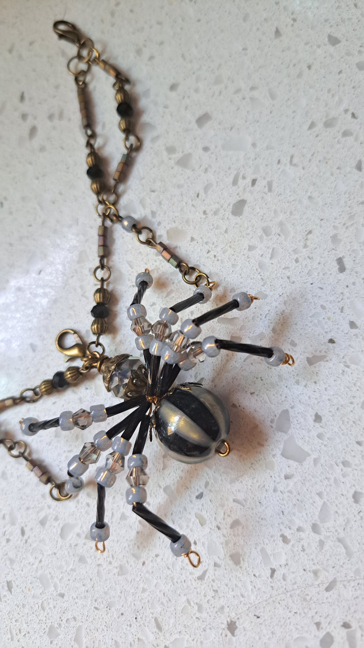 Handcrafted Spider Mask Chain