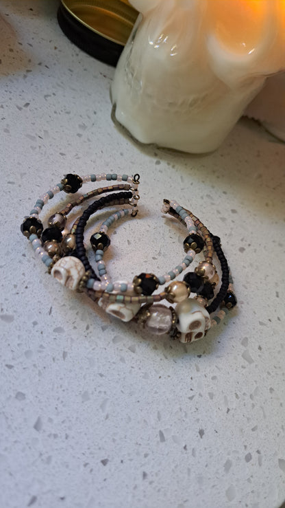 Handcrafted Skull Bracelet