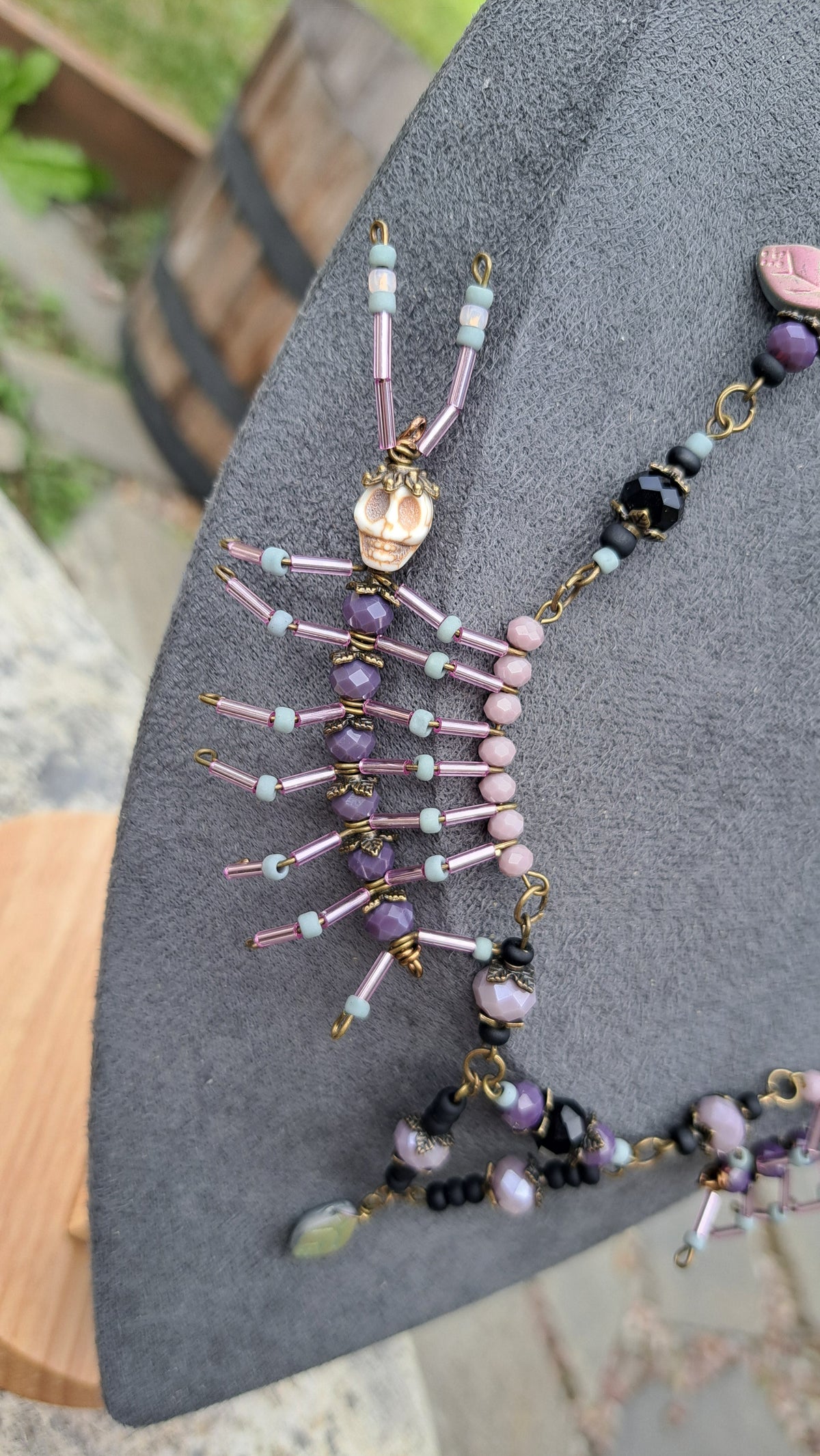 Handcrafted Deathipede Lovers Necklace