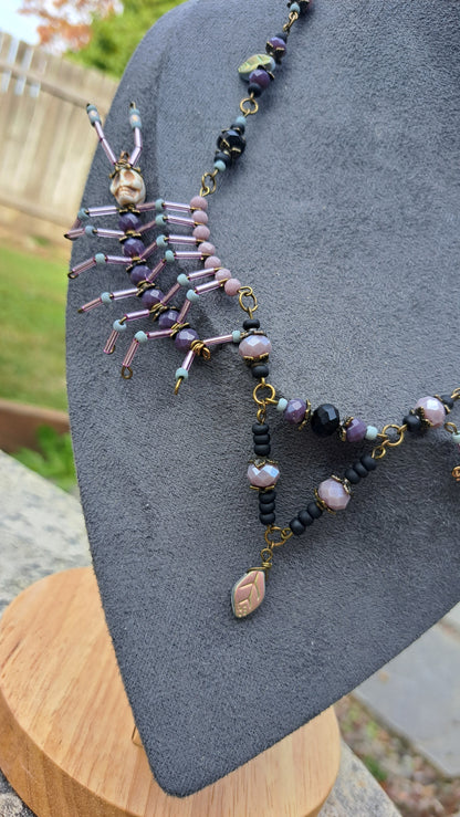 Handcrafted Deathipede Lovers Necklace