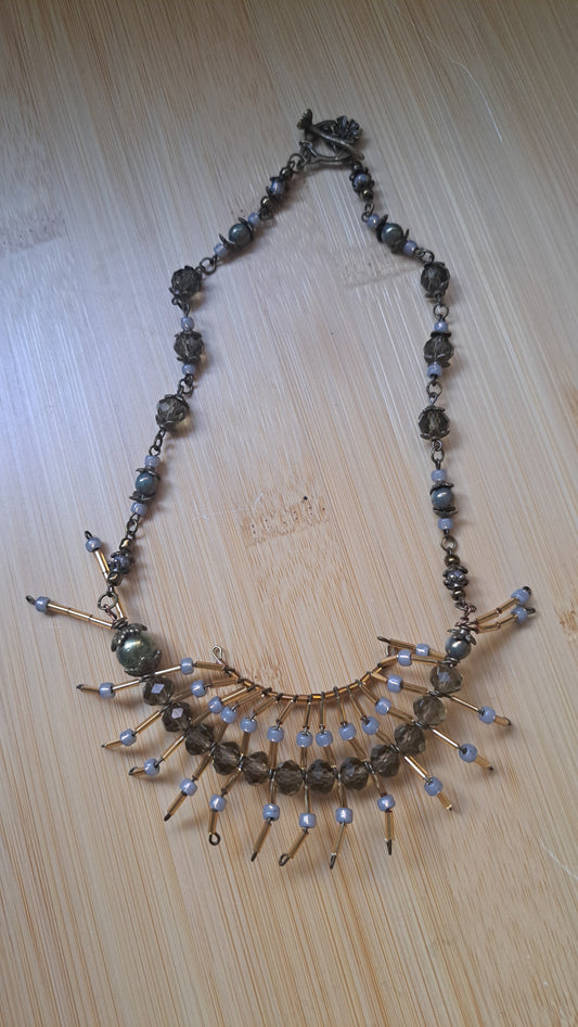 Handcrafted Centipede Bead Necklace