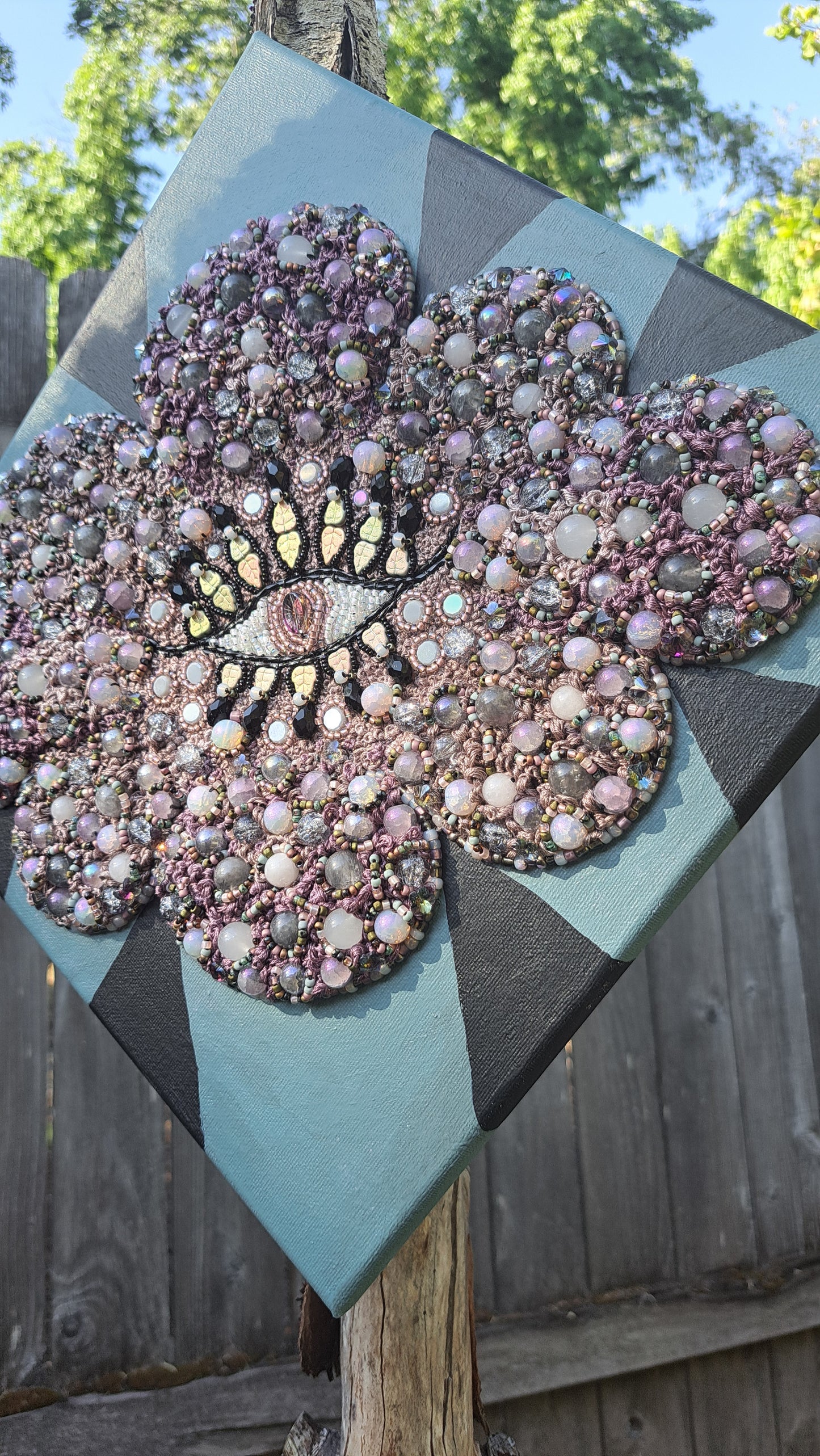 Handcrafted "Awakened From the Storm" Wall Hanger