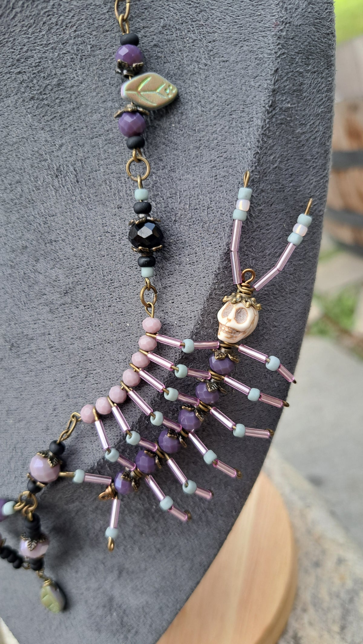Handcrafted Deathipede Lovers Necklace