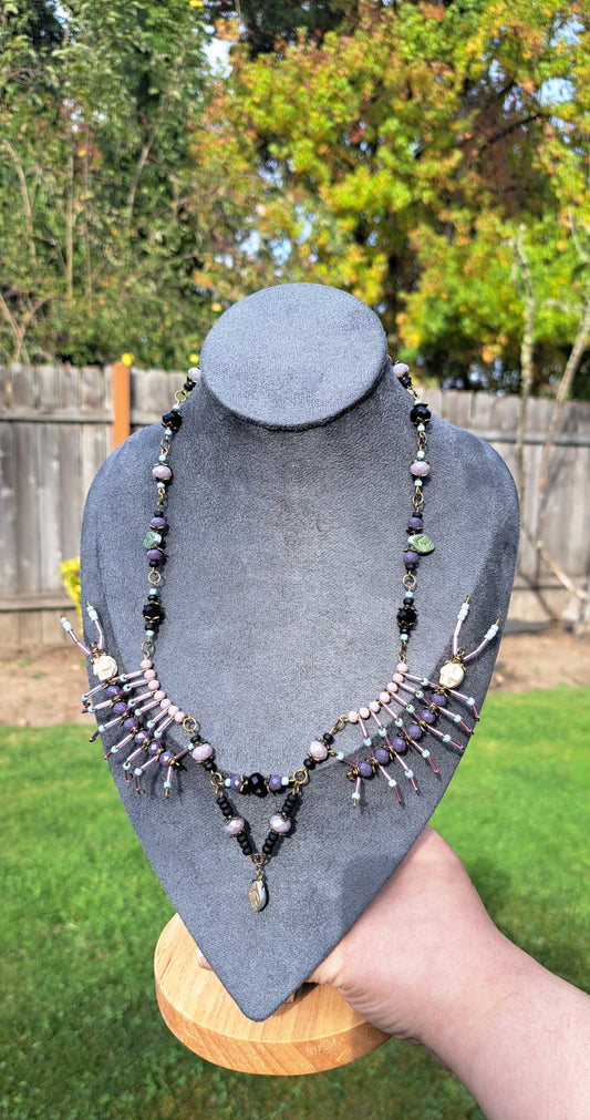 Handcrafted Deathipede Lovers Necklace