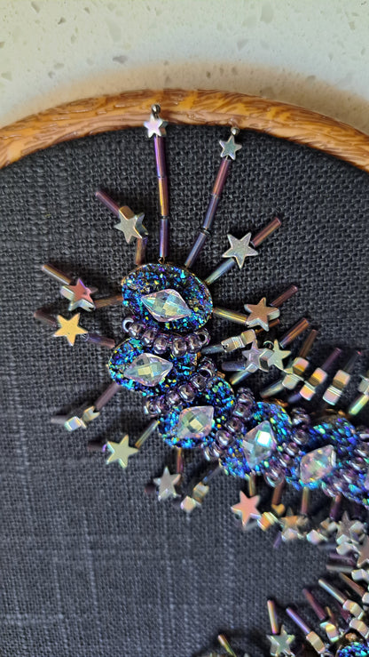 Handcrafted "Lovers Constellation" Centipede Wall Hanger