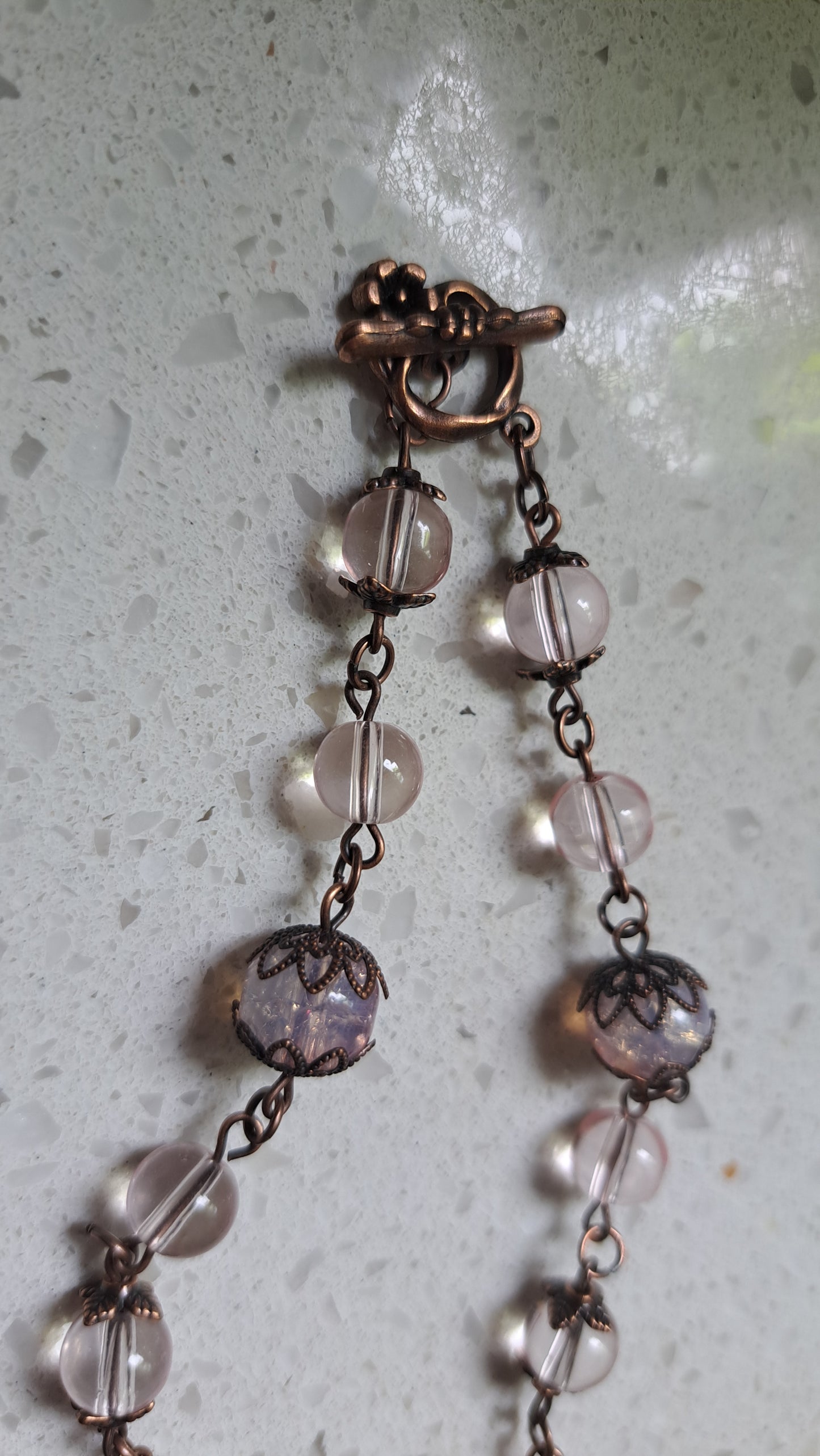 Hancrafted "Pale Pink" Necklace