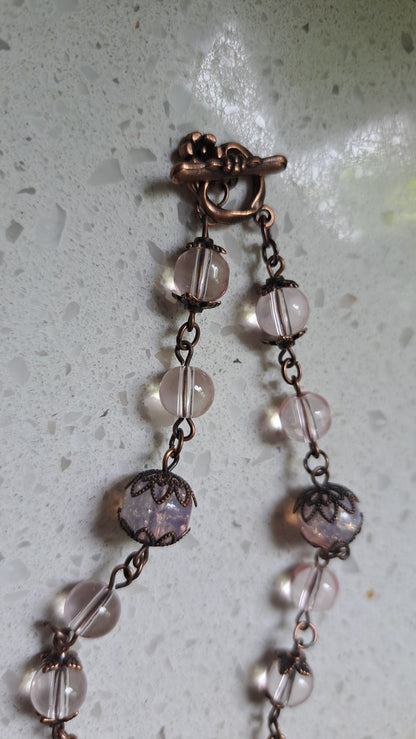 Hancrafted "Pale Pink" Necklace