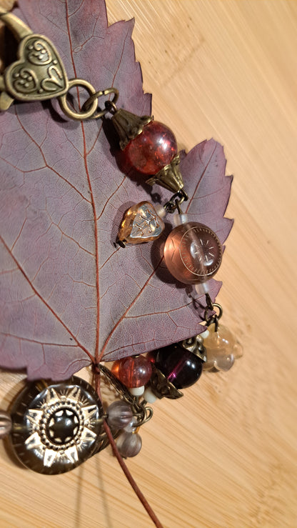 Handcrafted Glass/Acrylic Bead Bracelet