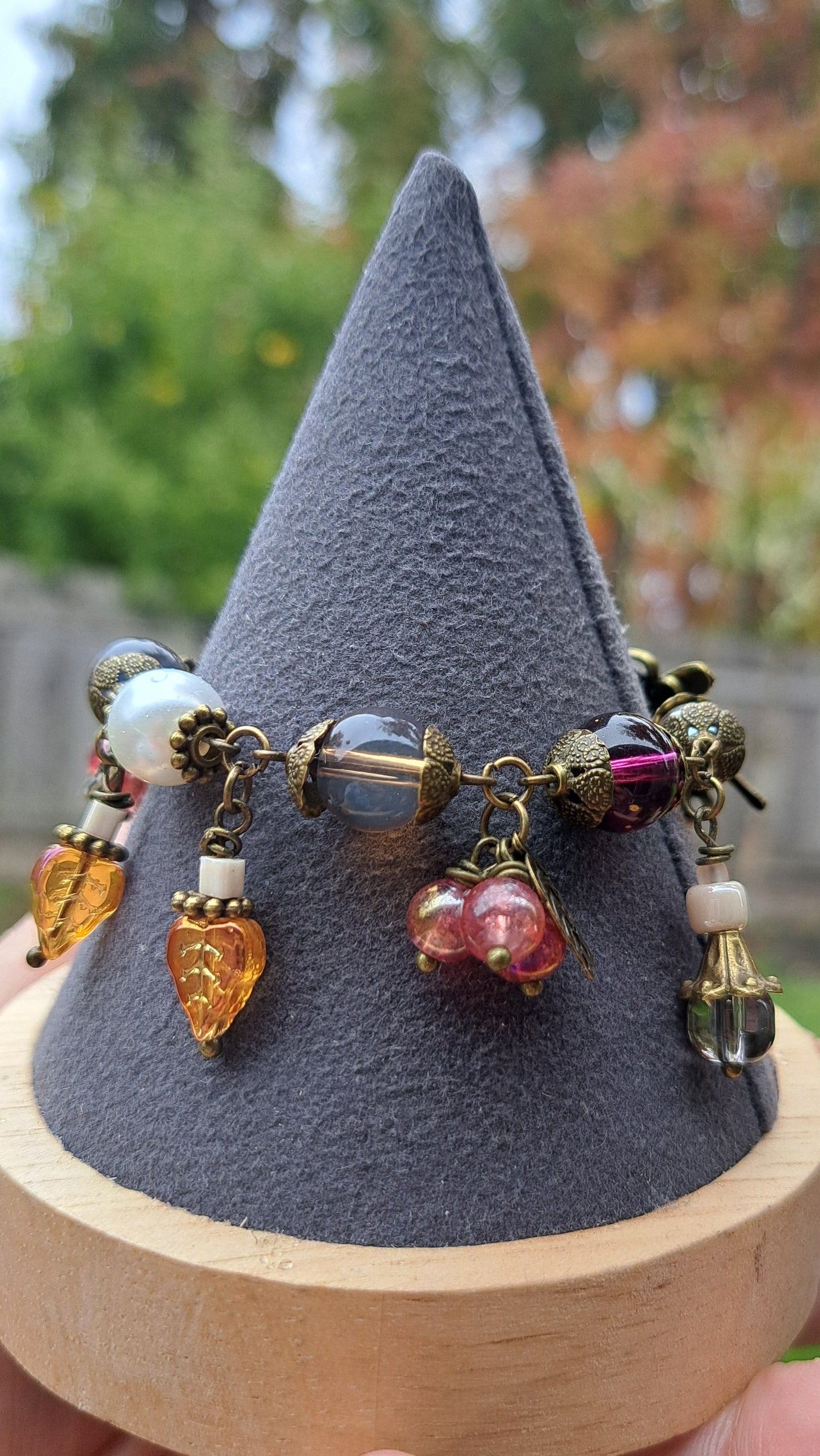 Handcrafted "Autumn" Beaded Jewlery Set