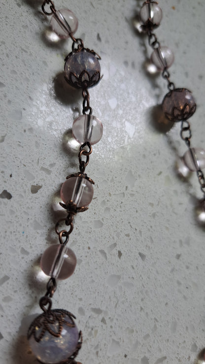 Hancrafted "Pale Pink" Necklace