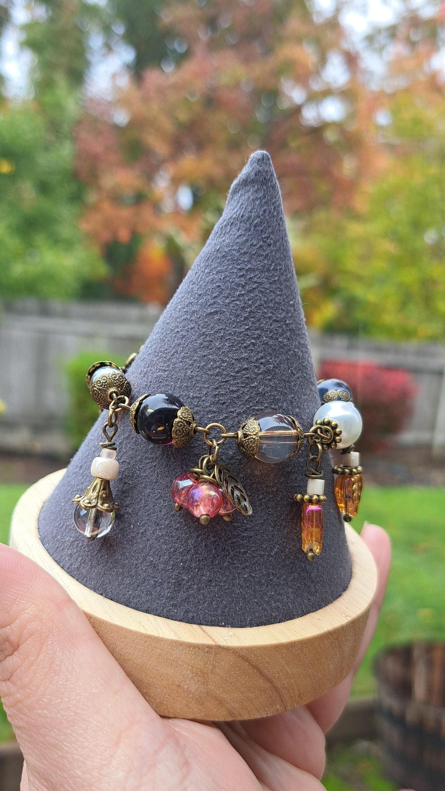 Handcrafted "Autumn" Beaded Jewlery Set