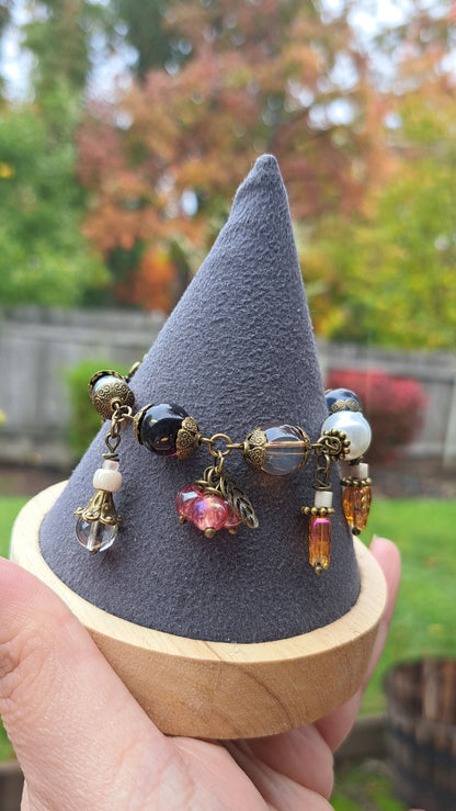 Handcrafted "Autumn" Beaded Jewlery Set
