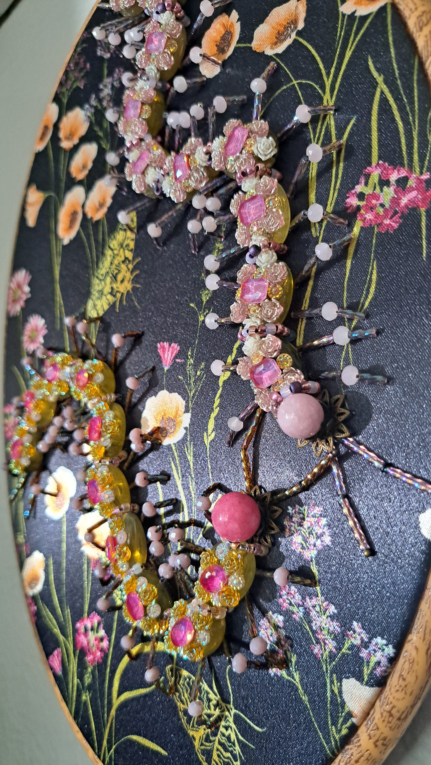 Handcrafted "Lovers" Centipede Wall Hanger