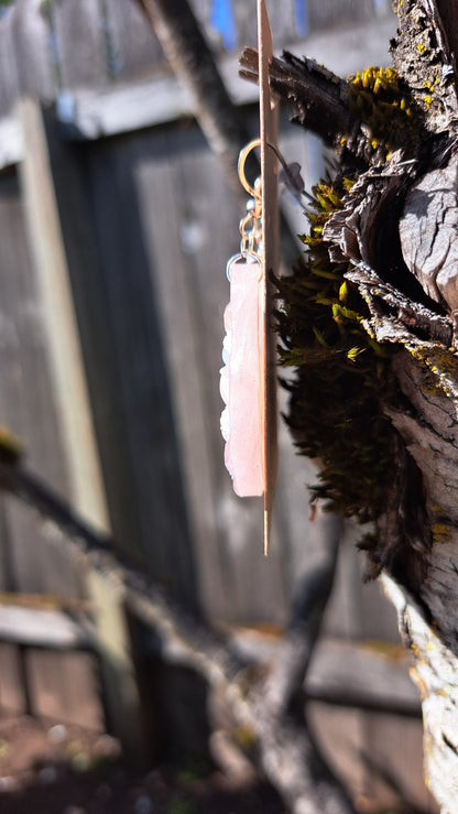 "Blushing Butterfly" Dangle Earring