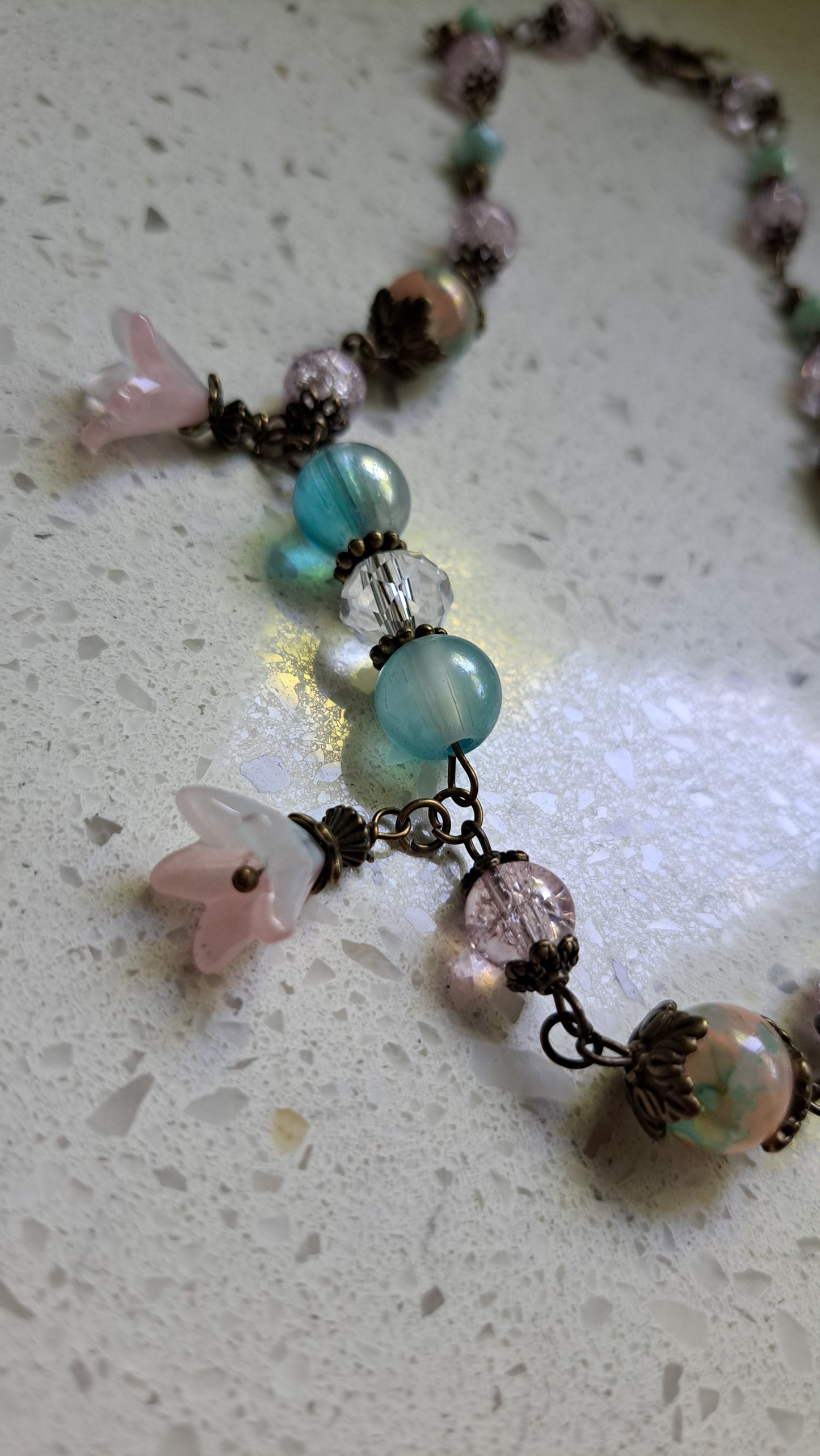 Handcrafted "Spring Is In the Air" Necklace
